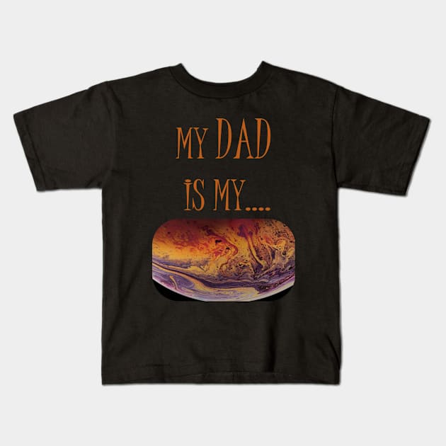 Fathers day special gift Kids T-Shirt by Bookshelfsells 